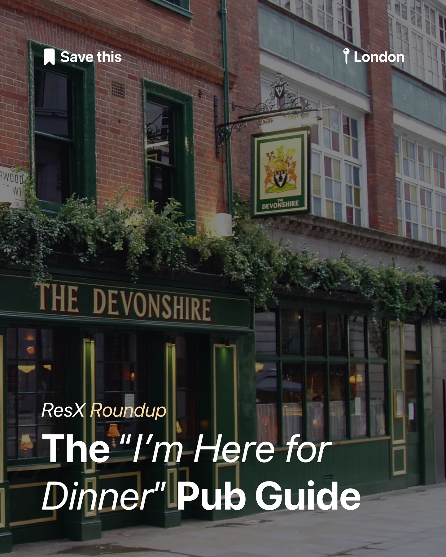 London Pubs With Excellent Food And Drink