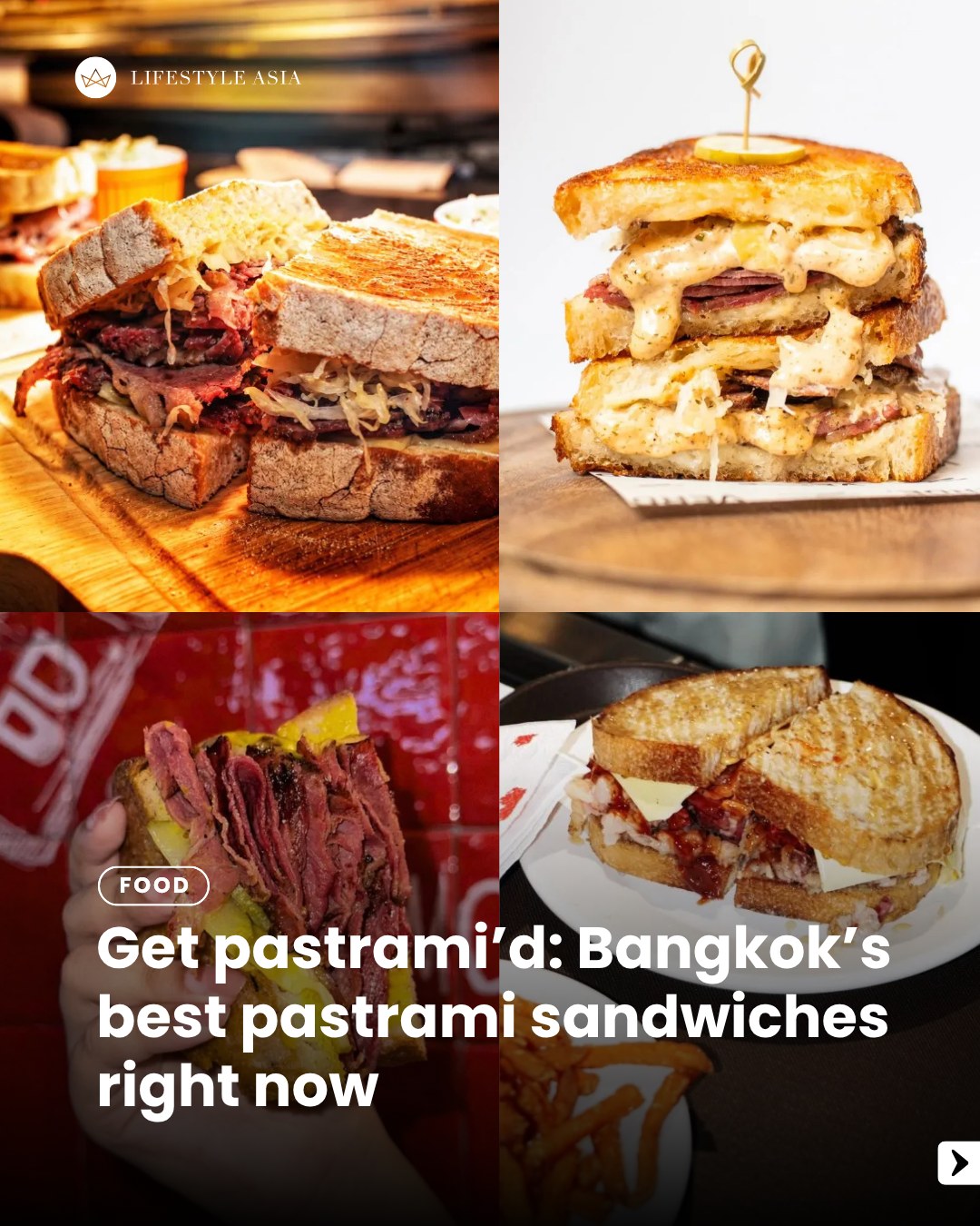 Bangkok Cafes and Restaurants Serving Pastrami Sandwiches