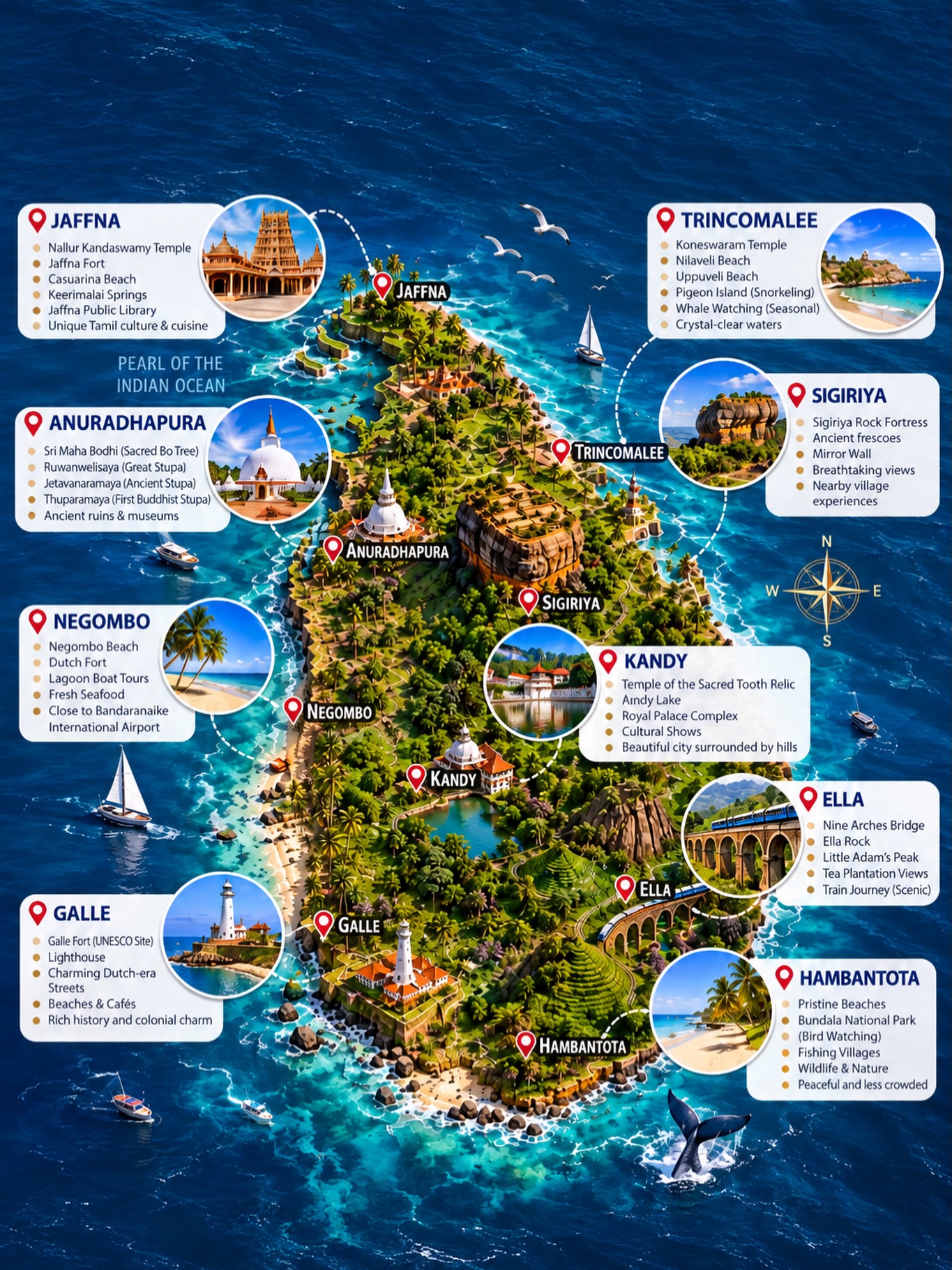 Sri Lanka's Cultural and Natural Attractions