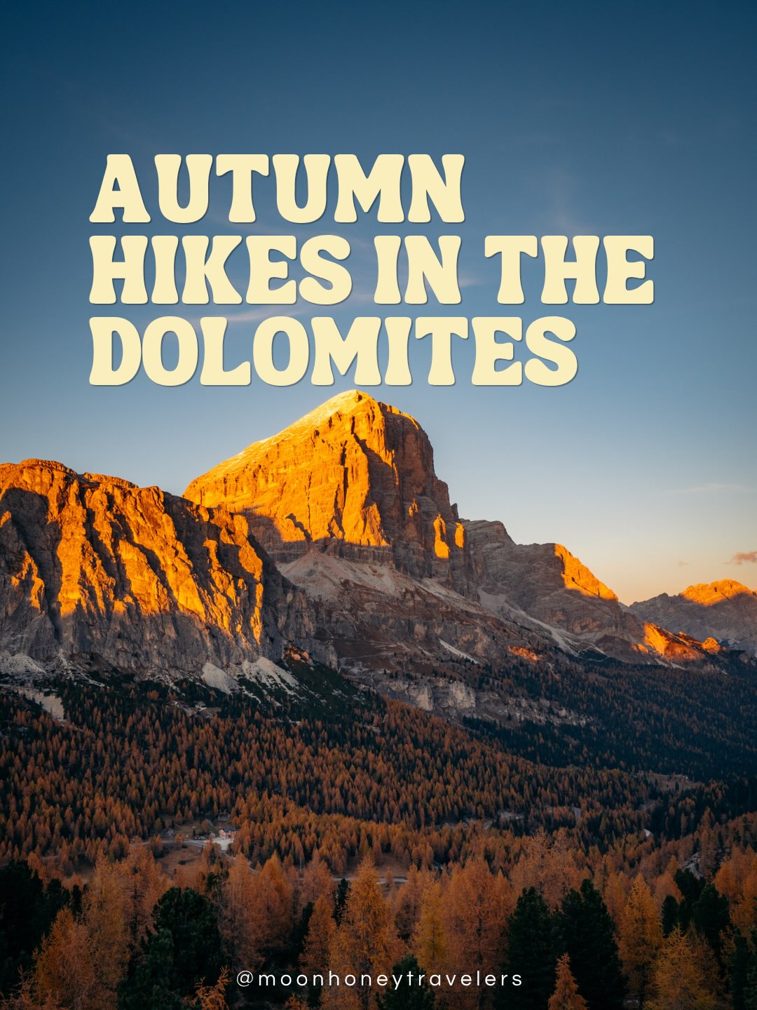 Dolomites Autumn Hiking Trails