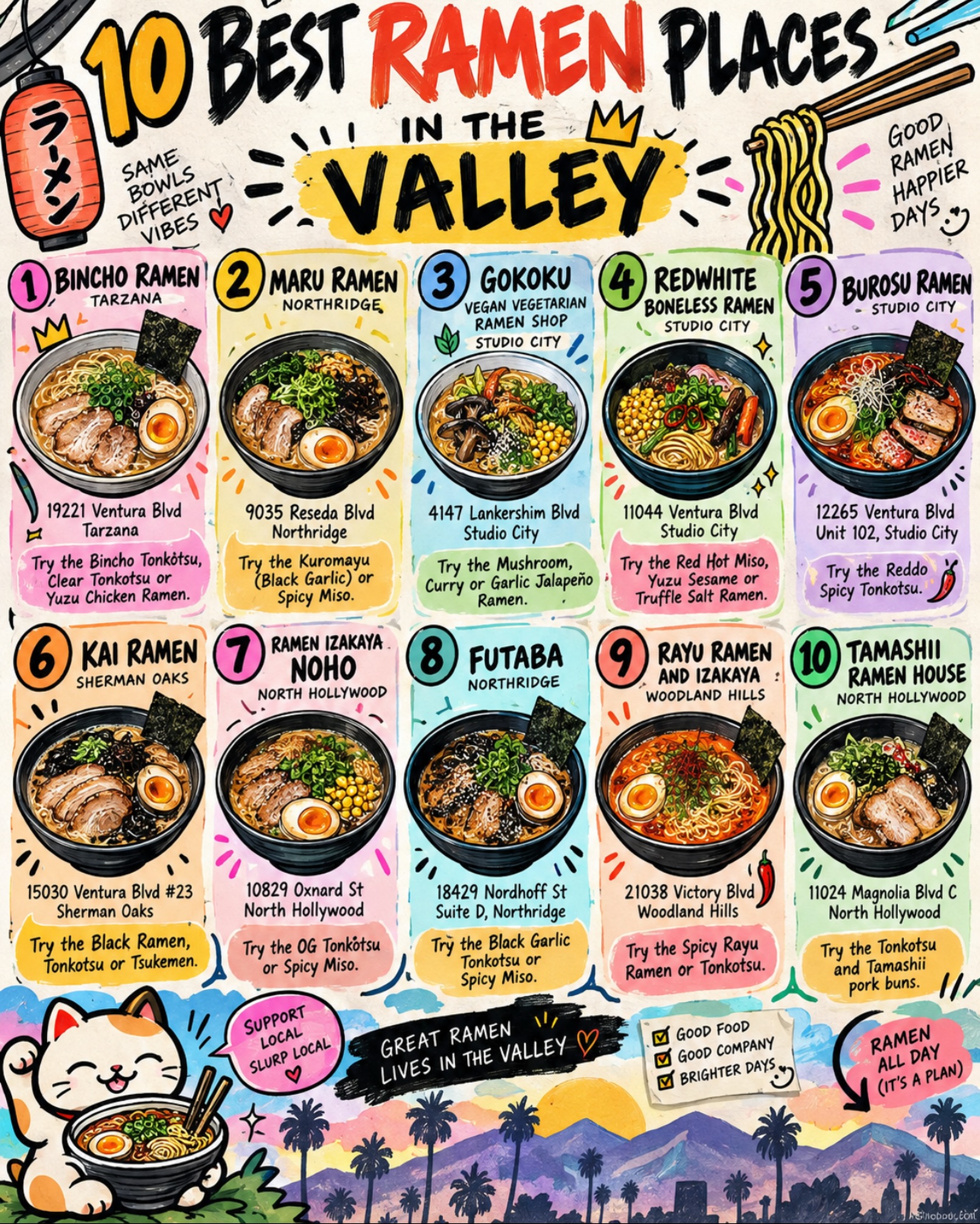 Valley Ramen Shops Offer Diverse Broth and Vegan Options