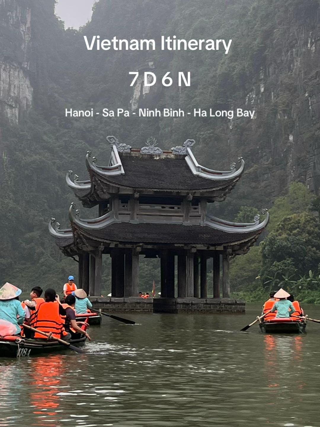 Vietnam Itinerary: Hanoi, Sapa, Ninh Binh, Ha Long Bay