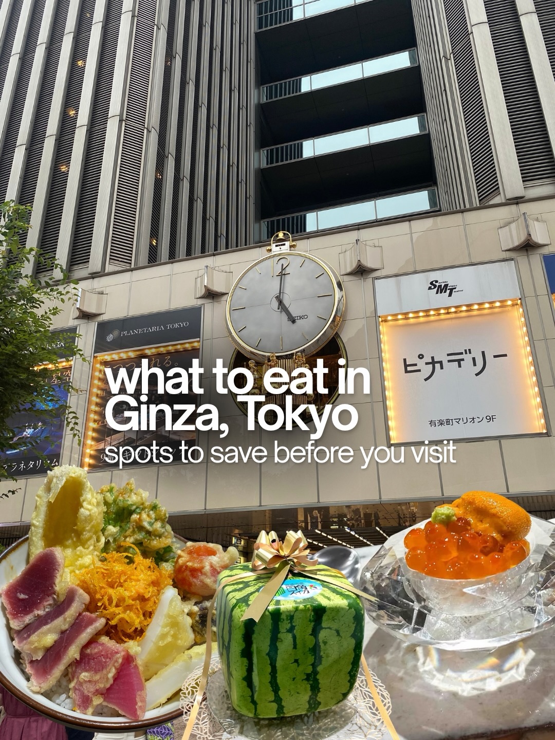 Ginza Dining Options From Sushi To Department Stores
