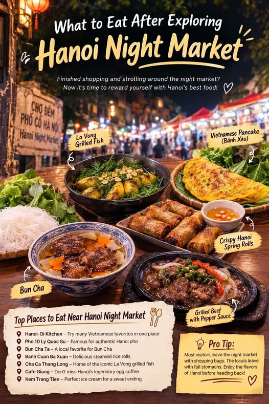 Hanoi Night Market Foodie Hotspots