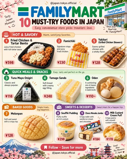 Must-Try FamilyMart Snacks In Japan