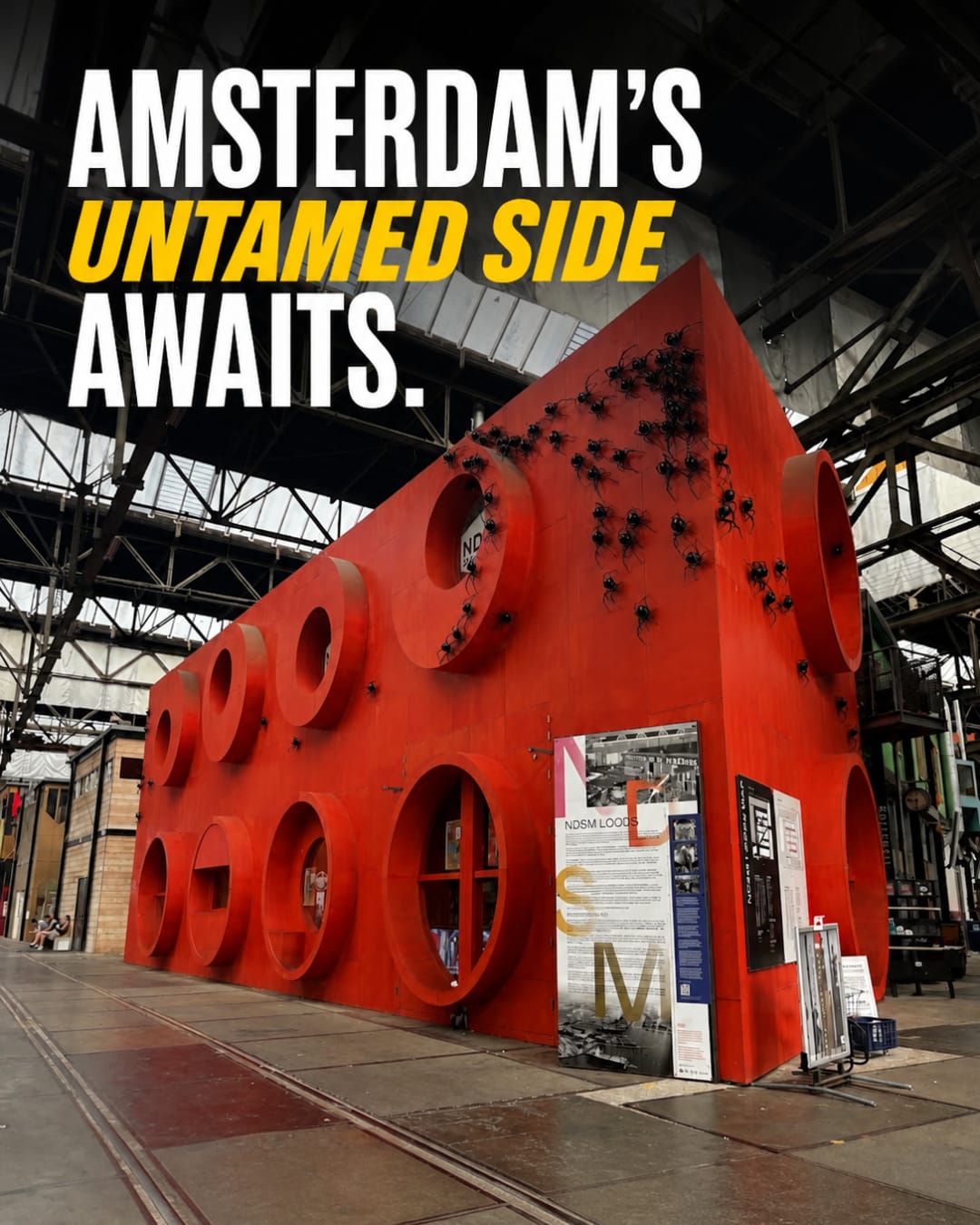 Explore Amsterdam's Raw Industrial Art Scene