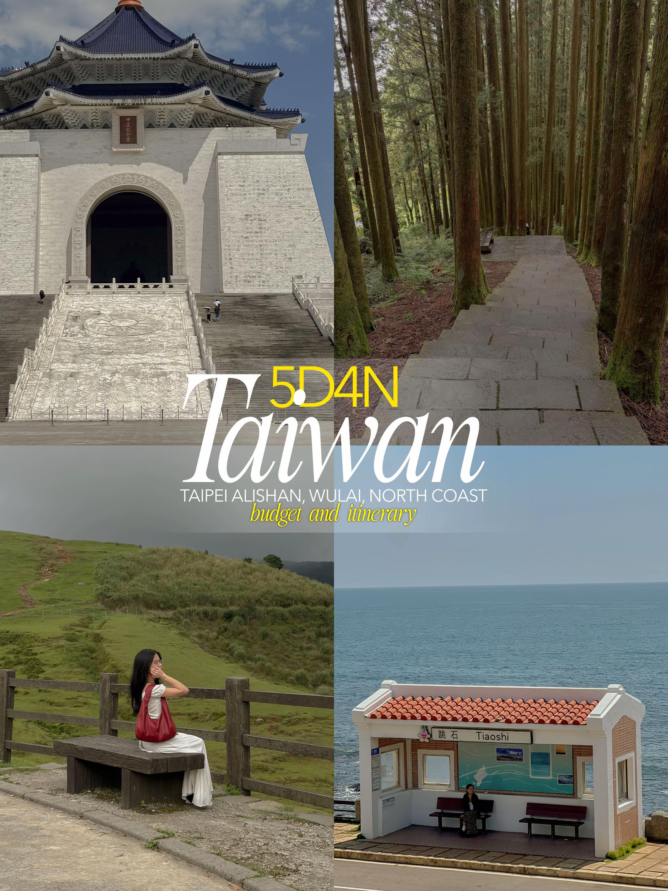 Taiwan Itinerary: Taipei, Alishan, Wulai & North Coast