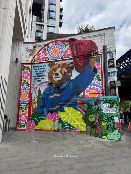 London Paddington Bear Mural For Viewers To Find