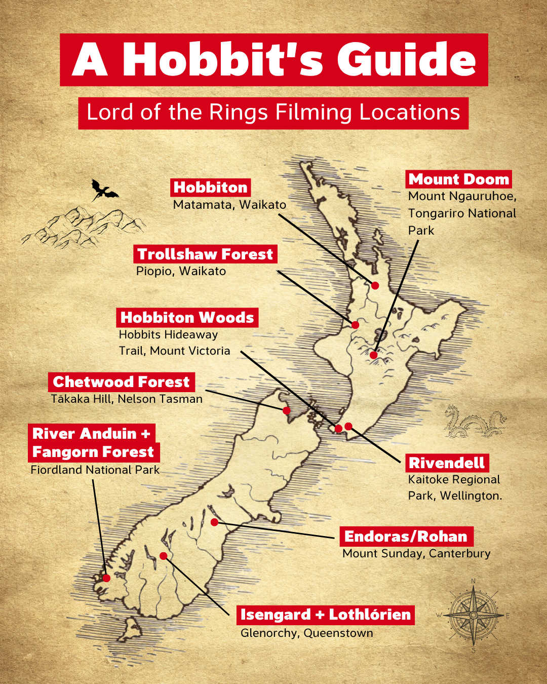Lord of the Rings Filming Locations in New Zealand