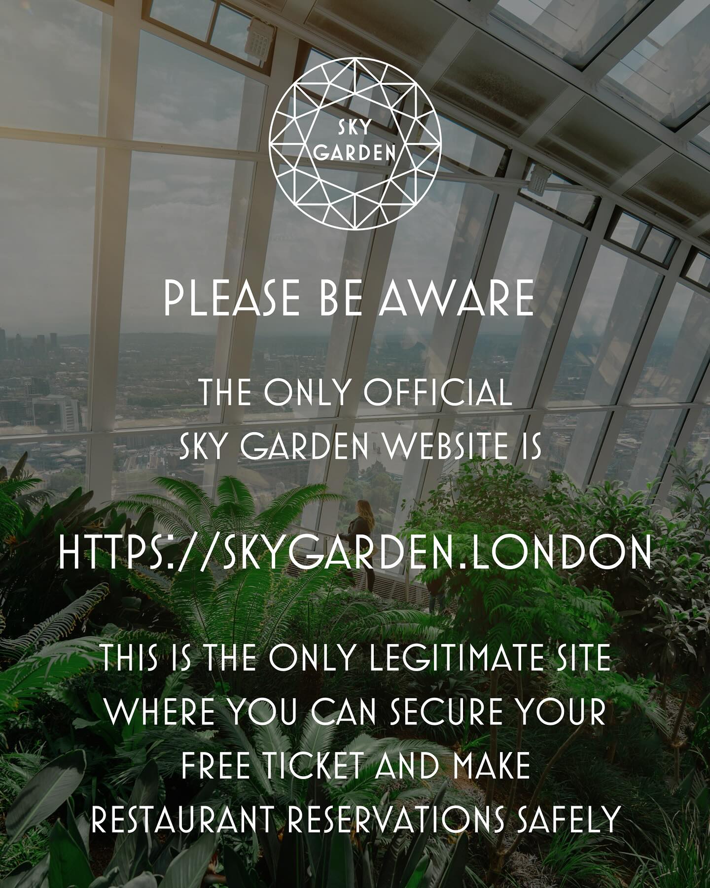 Sky Garden: London's Public Viewing Platform