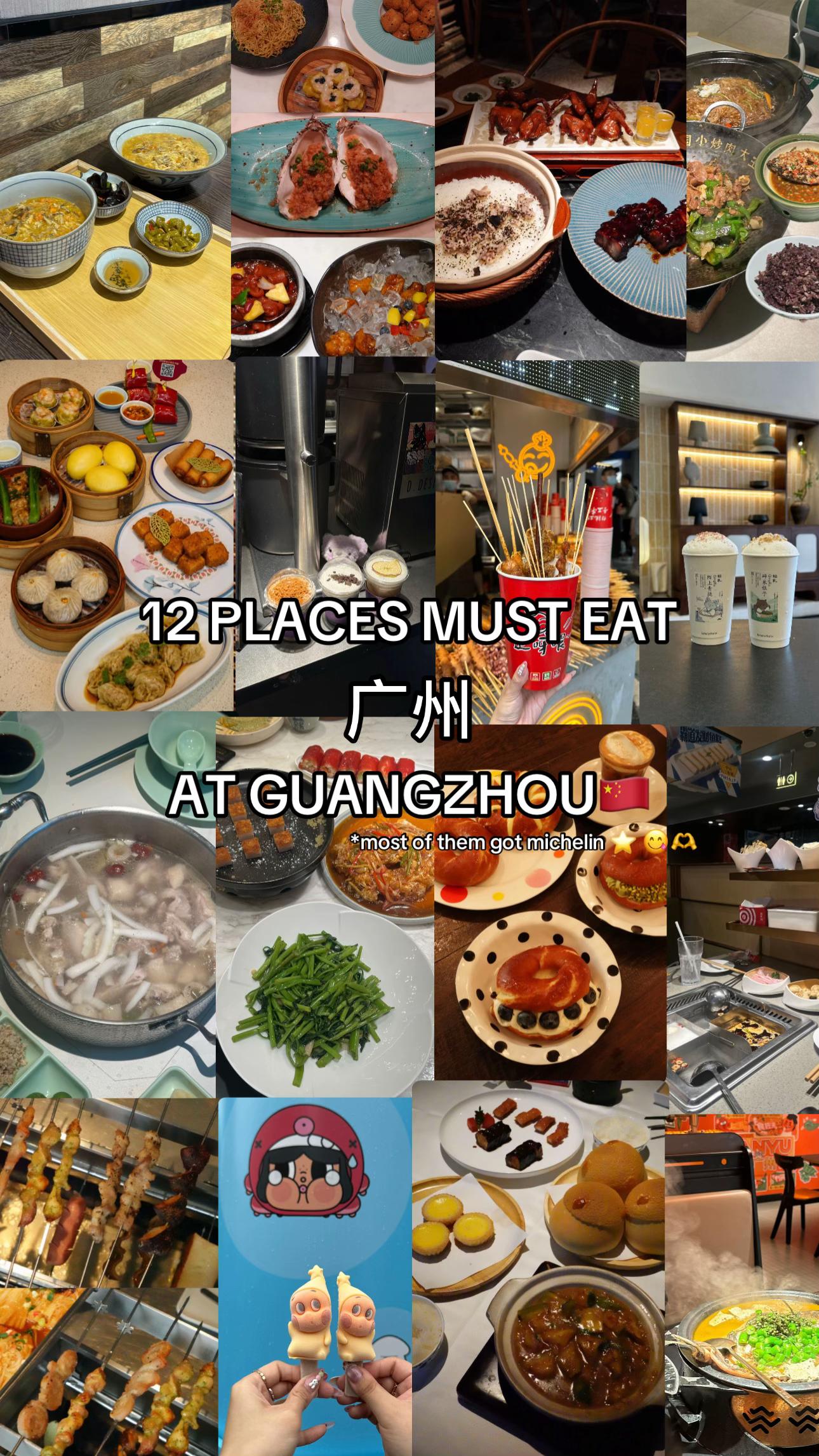 Guangzhou's Top Six Food Destinations