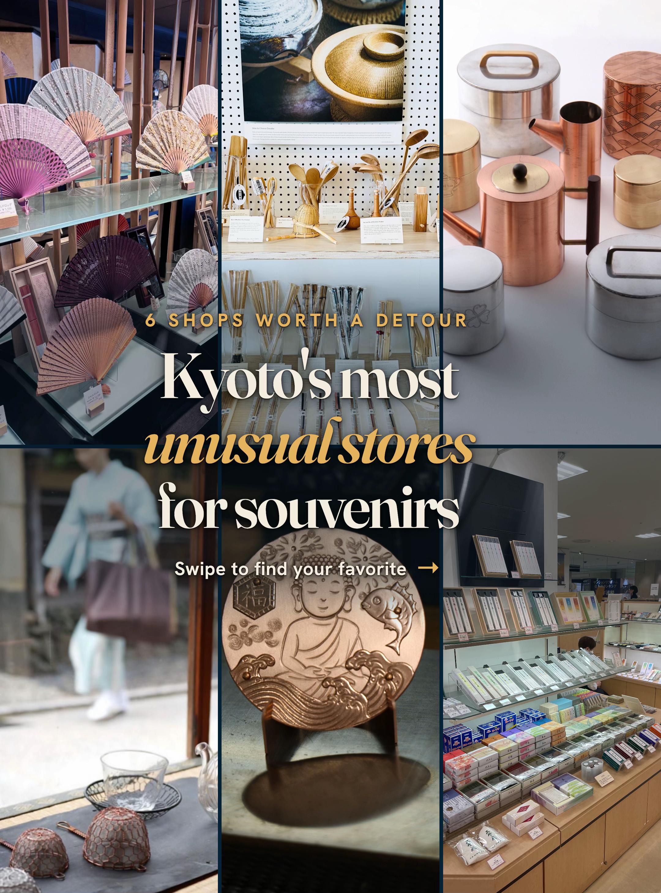 Kyoto's Unique Shops For Traditional Crafts