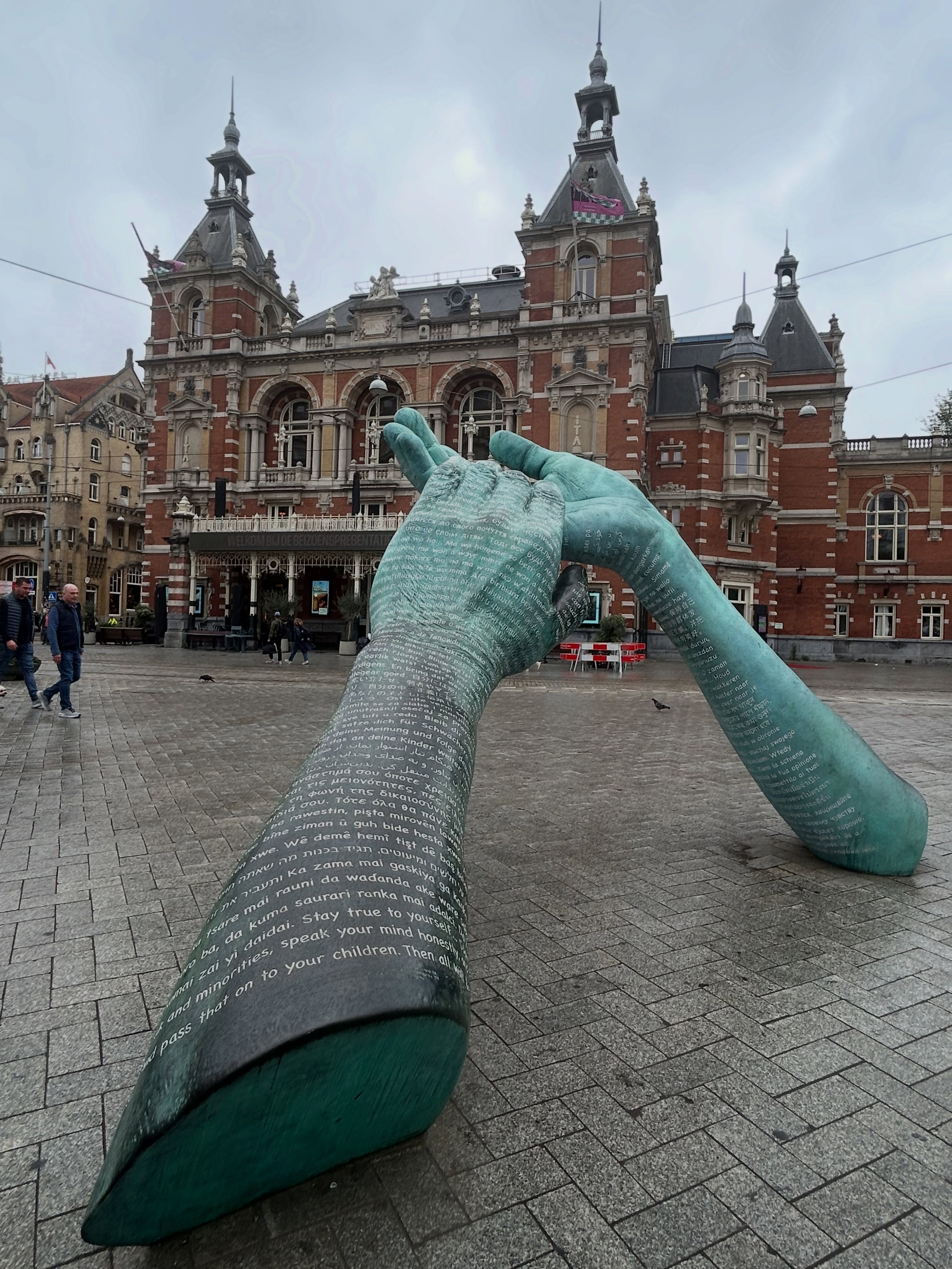 Amsterdam's Leidseplein Features Public Art