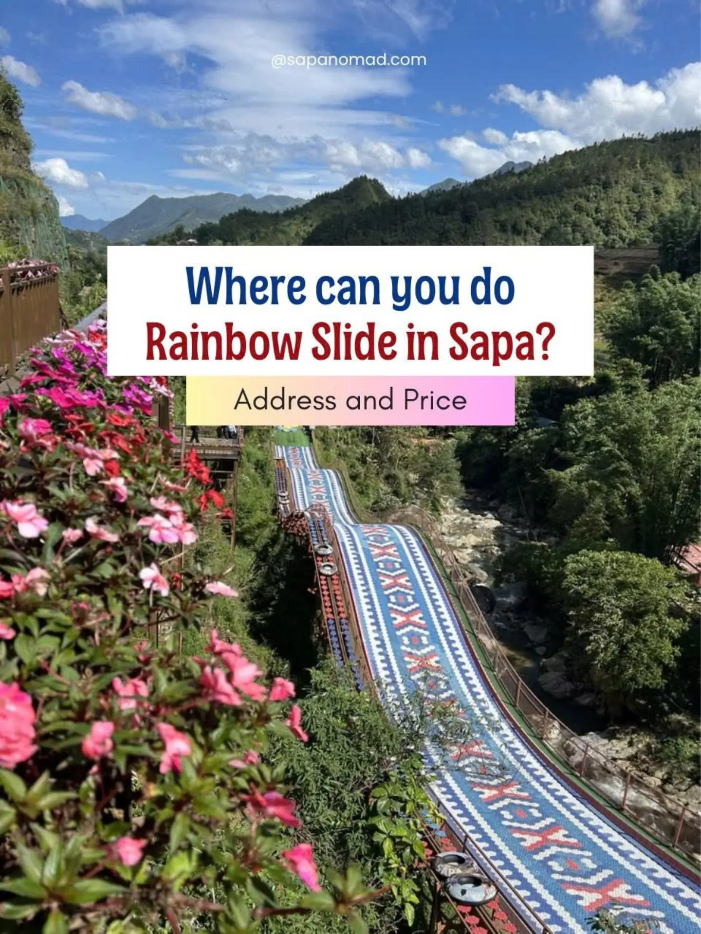 Rainbow Slides Across Three Sapa Locations