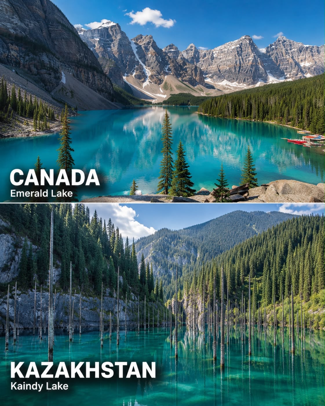 Kazakhstan's Diverse Natural Wonders and Lakes