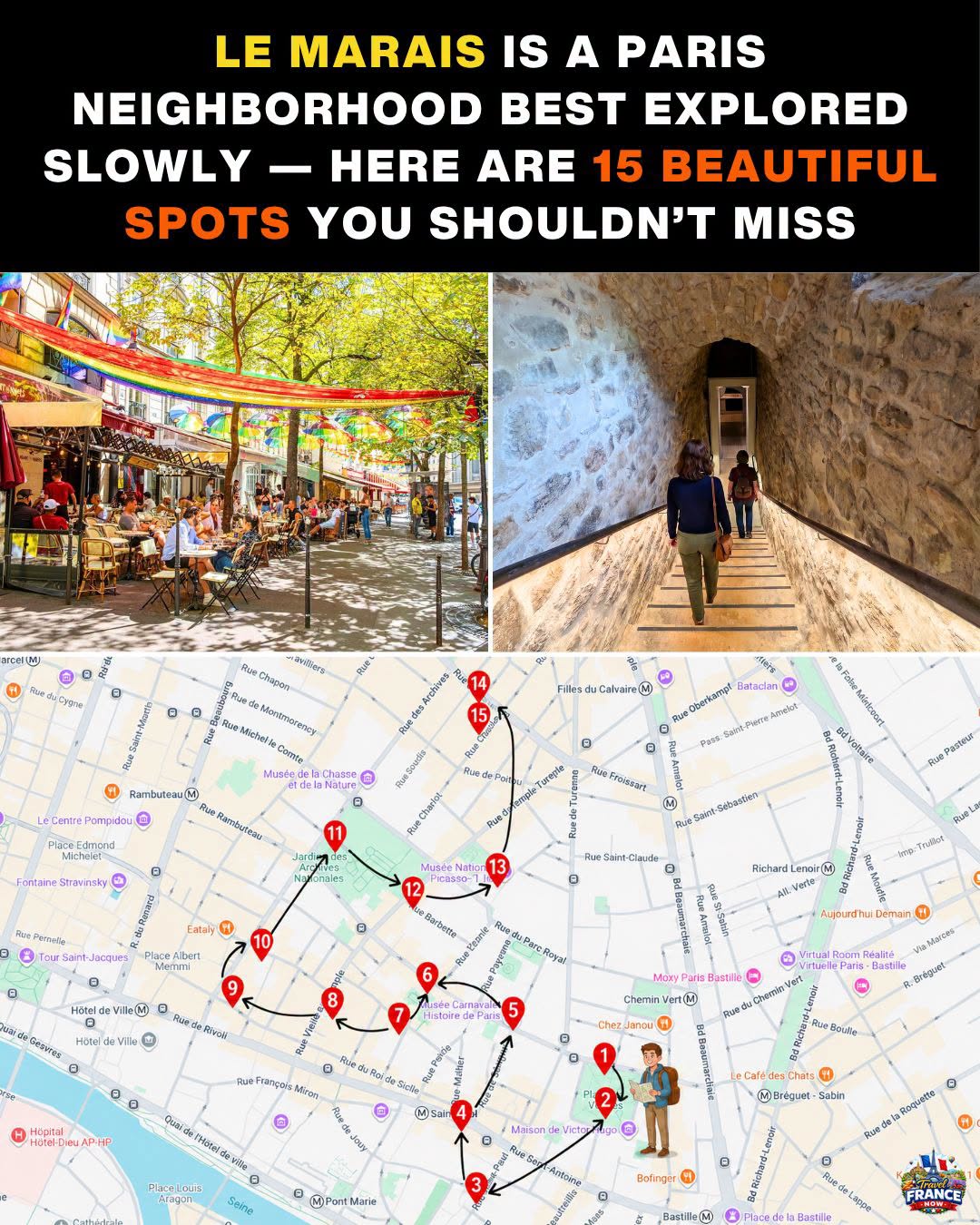 Le Marais: Charming Streets, Cafes, and Museums