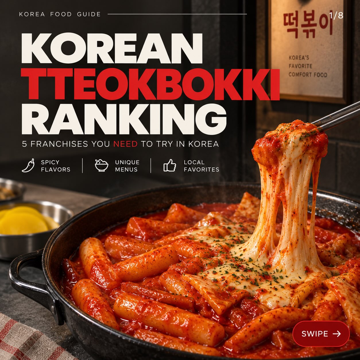 Popular Korean Tteokbokki Franchises Ranked