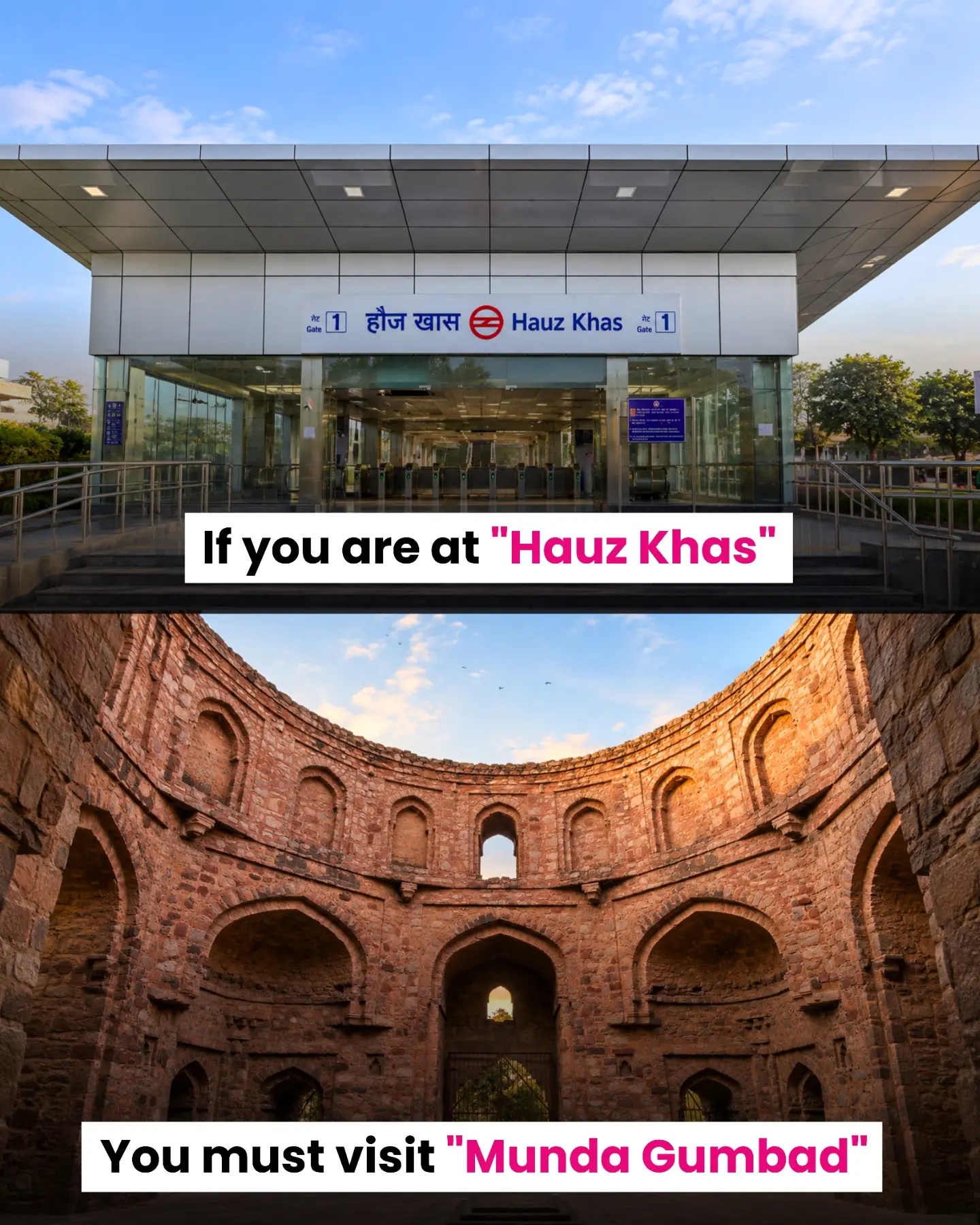 Delhi's Historic Sites Accessible Via Metro