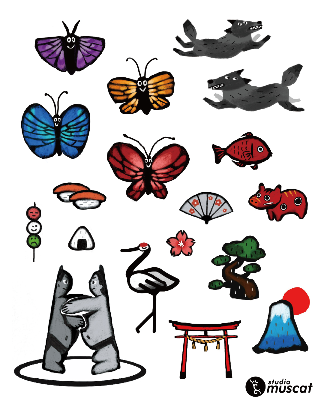 Studio Muscat Offers Storybook Flash Tattoo Designs