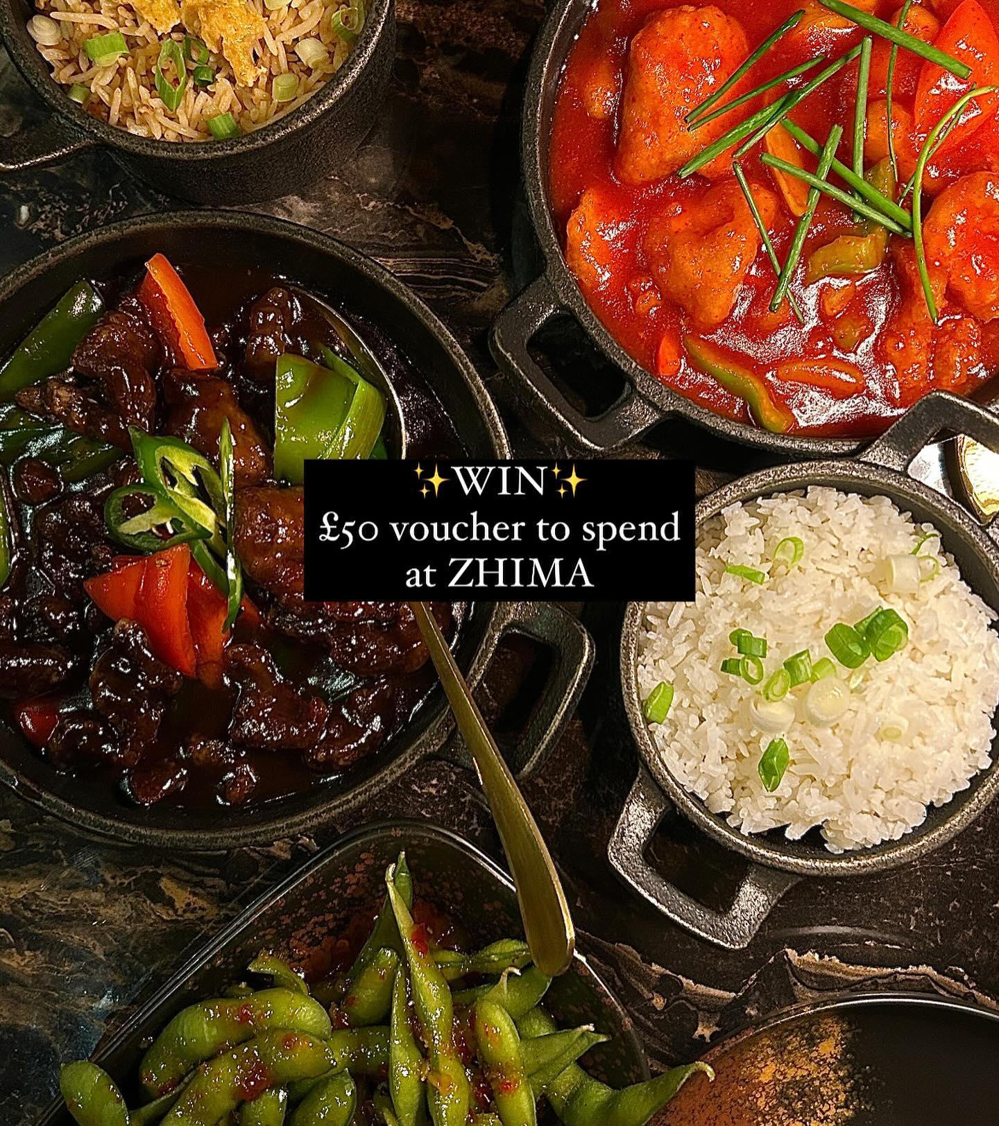 Zhima Restaurant Giveaway For £50 Voucher