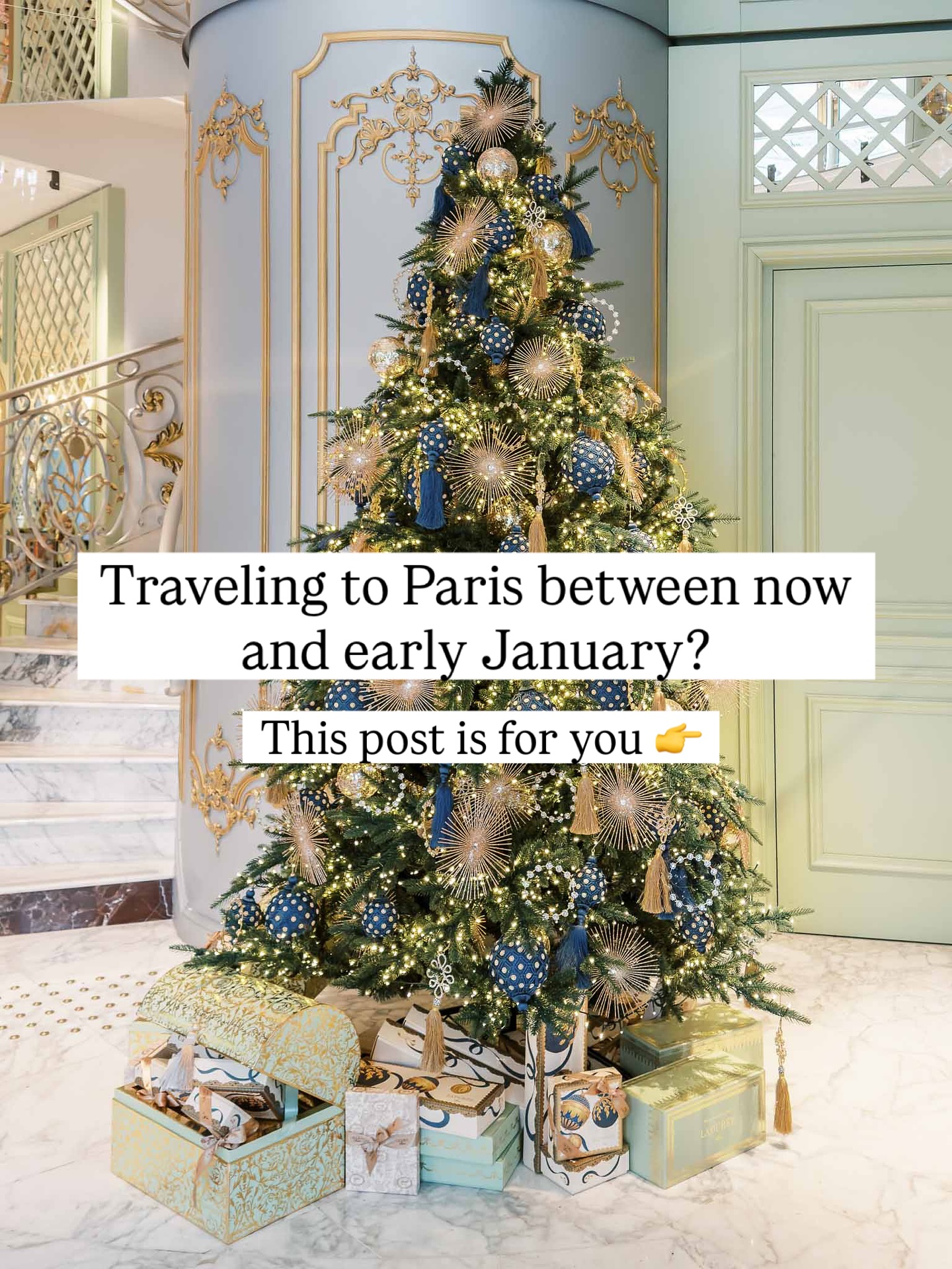 Paris Holiday Spots For Festive Displays