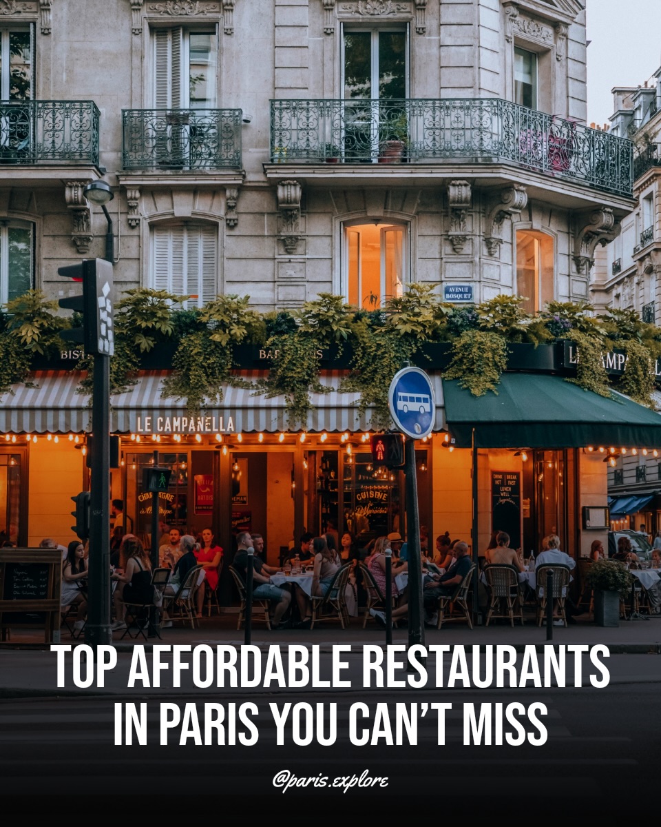 Parisian Spots For Affordable French Cuisine