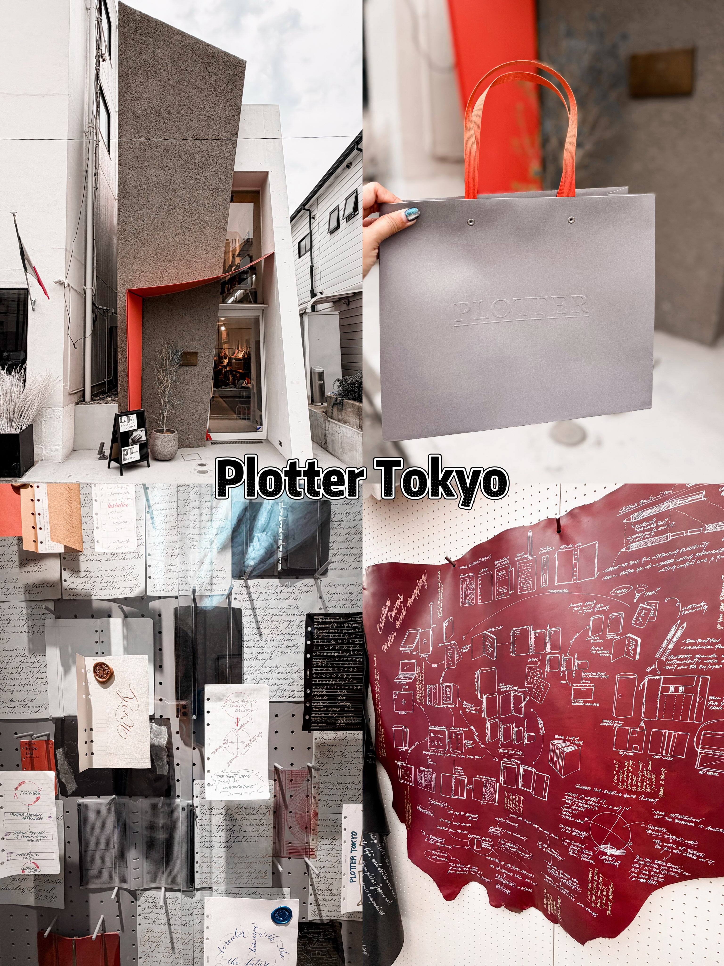 Tokyo Flagship Shop for Customizable Leather Planners