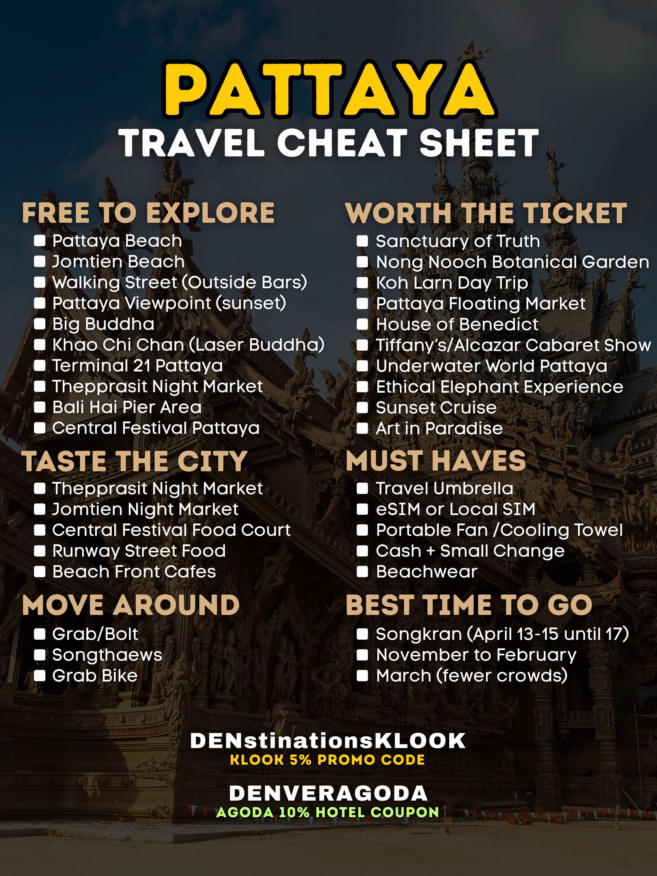 Pattaya Attractions: Beaches, Markets, and Cultural Sites