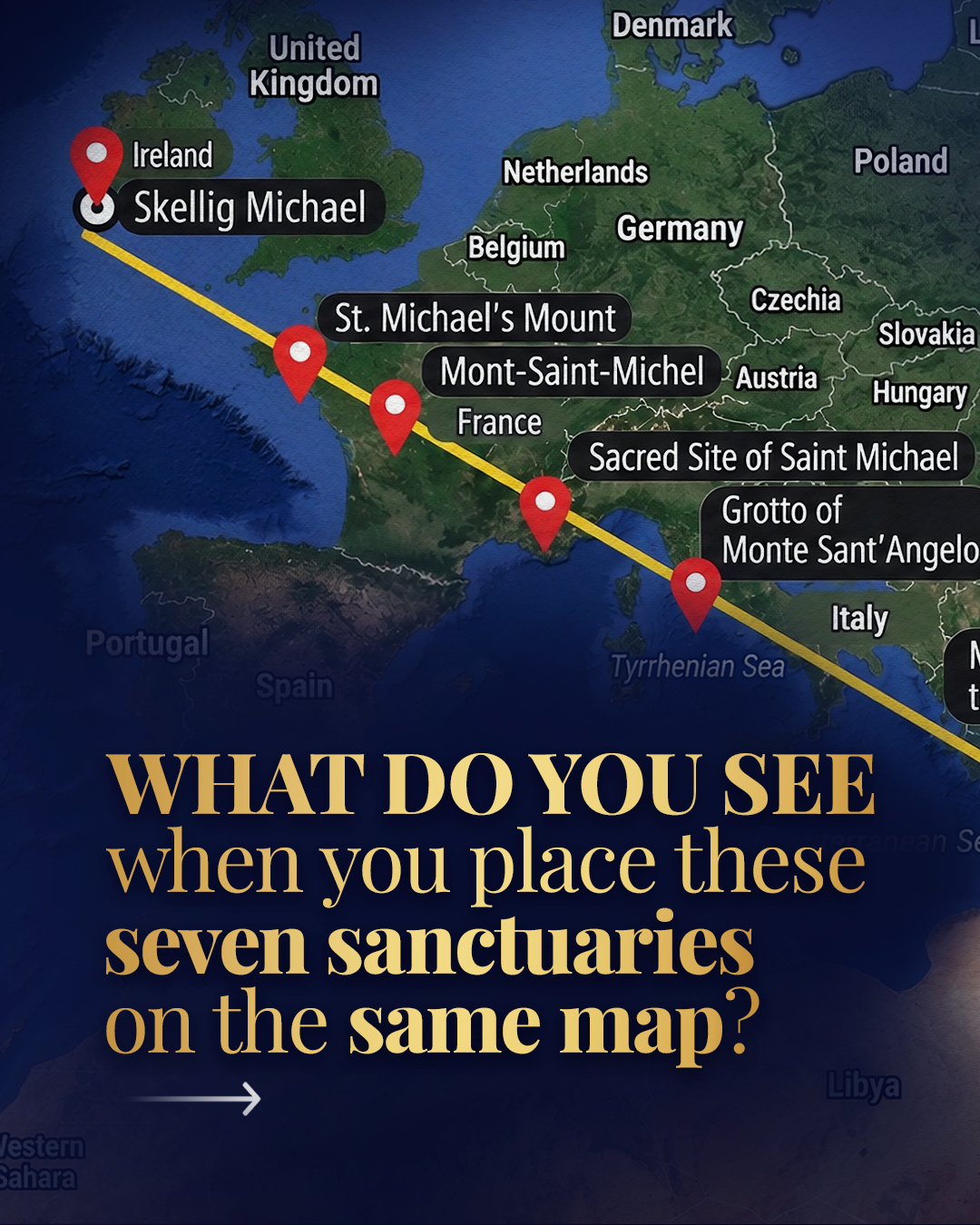 Sacred St. Michael's Line: Seven Island Monasteries
