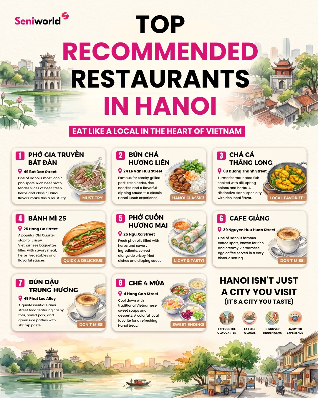 Hanoi's Top Culinary Spots in the Old Quarter