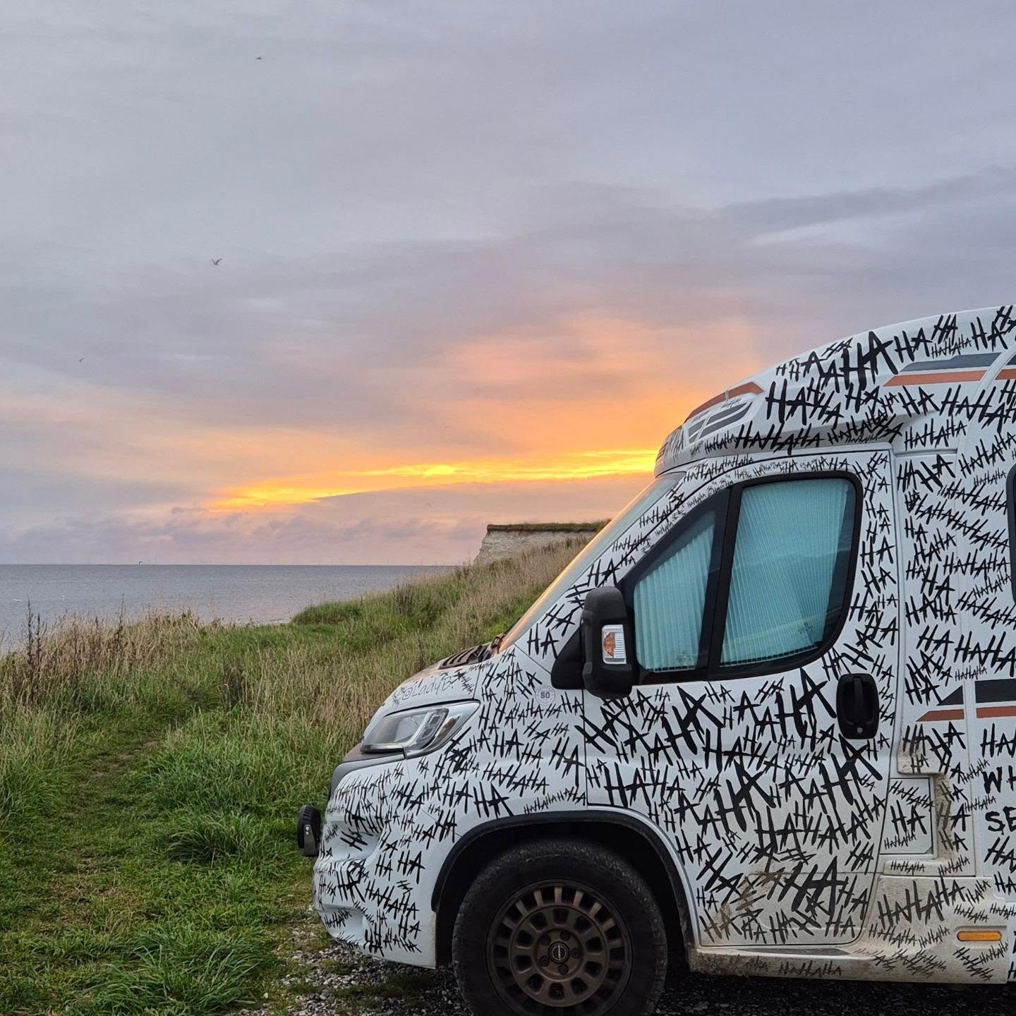 Danish Chalk Cliffs And Coastal Camper Van Adventures