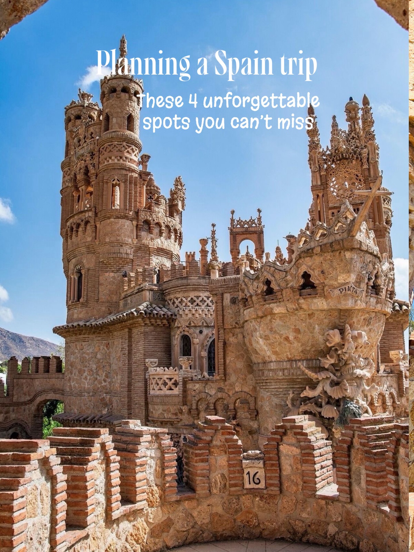 Andalusia's Iconic Sites: Mosque, Castle, Cave, and Walkway