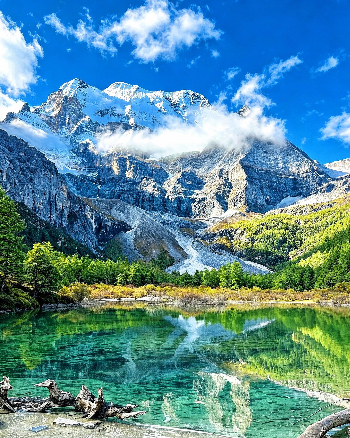 Western Sichuan's Snow Mountains, Villages, and Grasslands