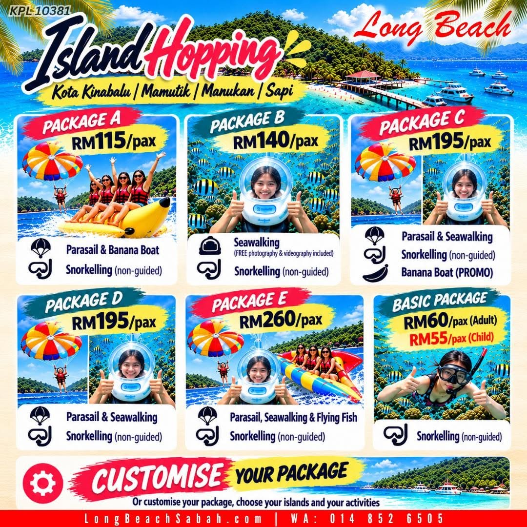 Island Hopping Adventures In Kota Kinabalu