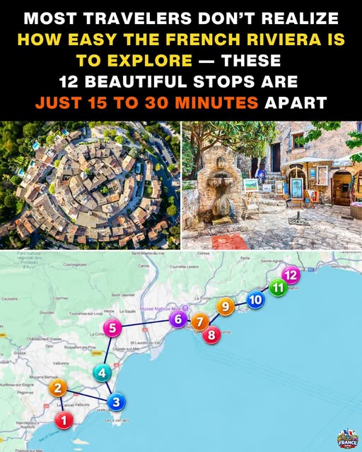 Charming French Riviera Towns Close Together