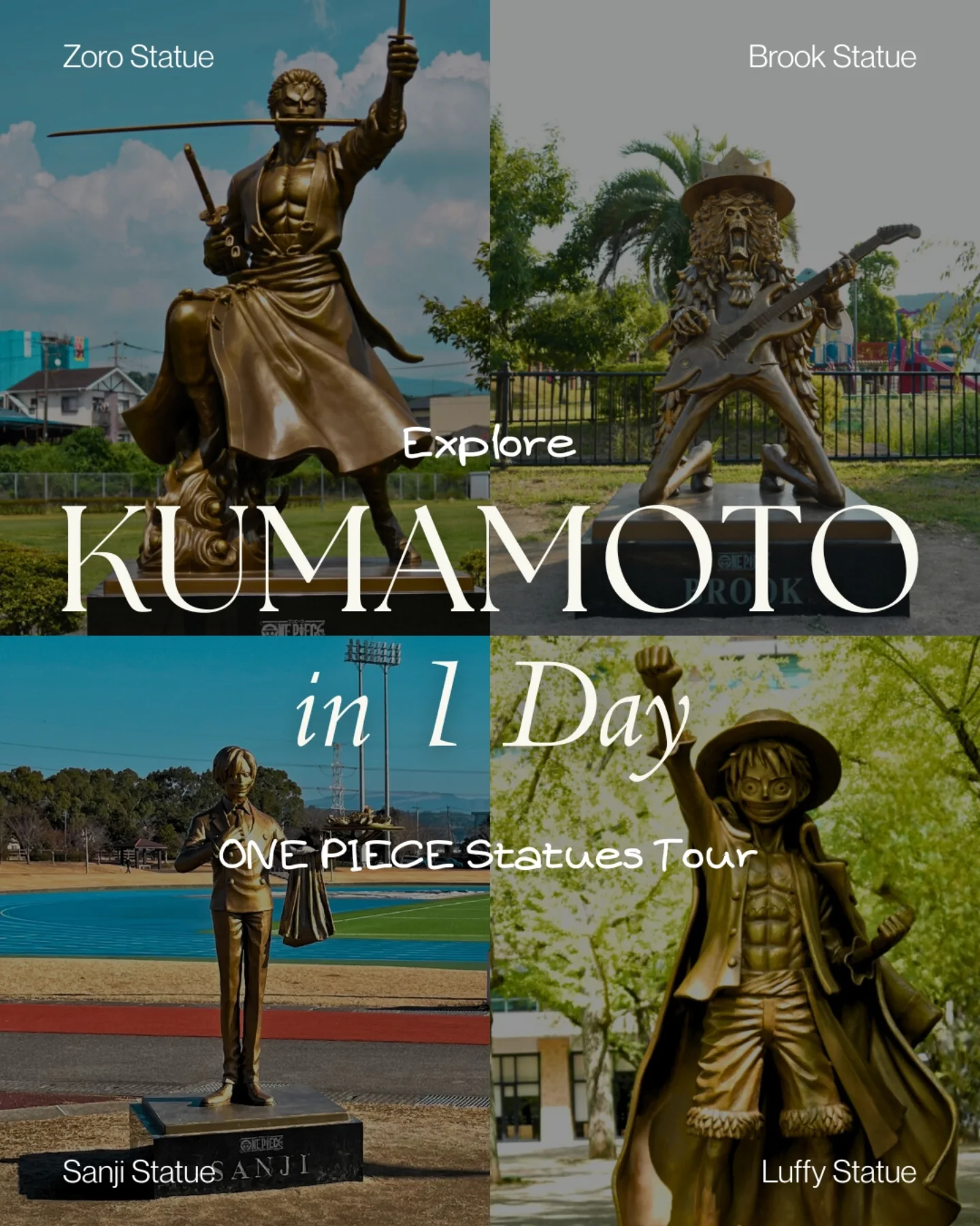 Kumamoto's One Piece Themed Attractions Support Recovery