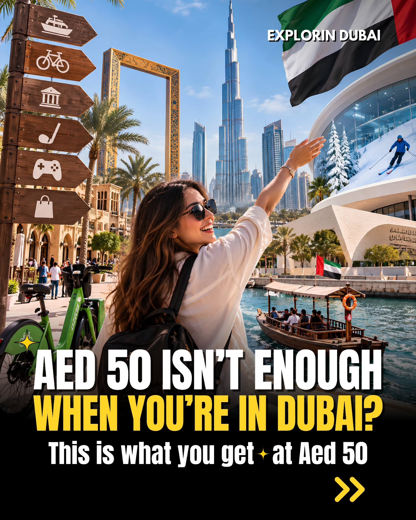 Affordable Dubai Attractions Under AED 50