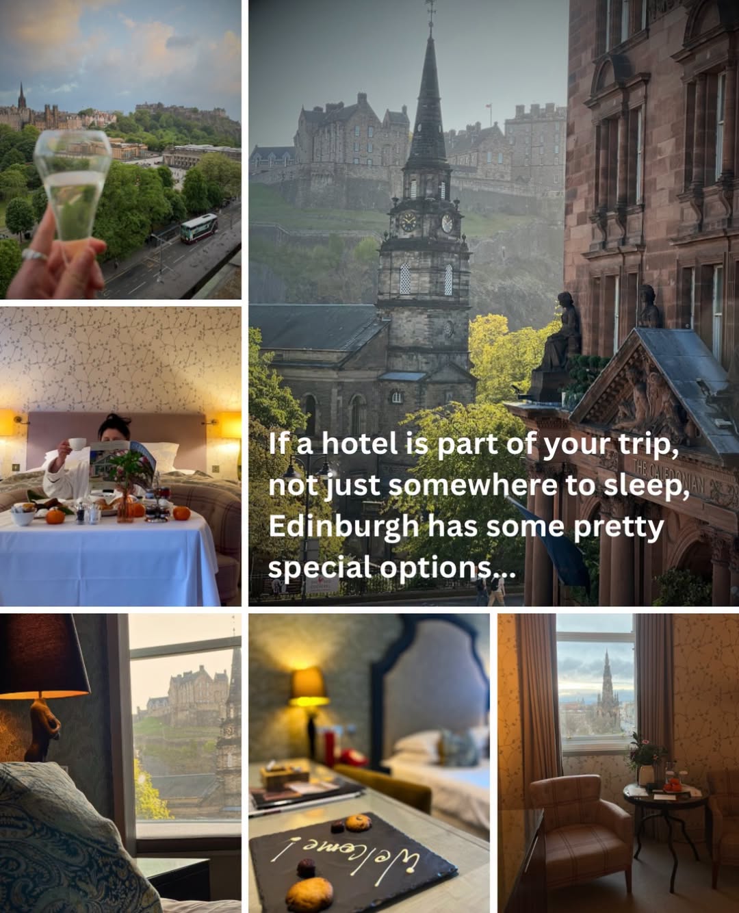 Edinburgh Hotels With Castle and Monument Views