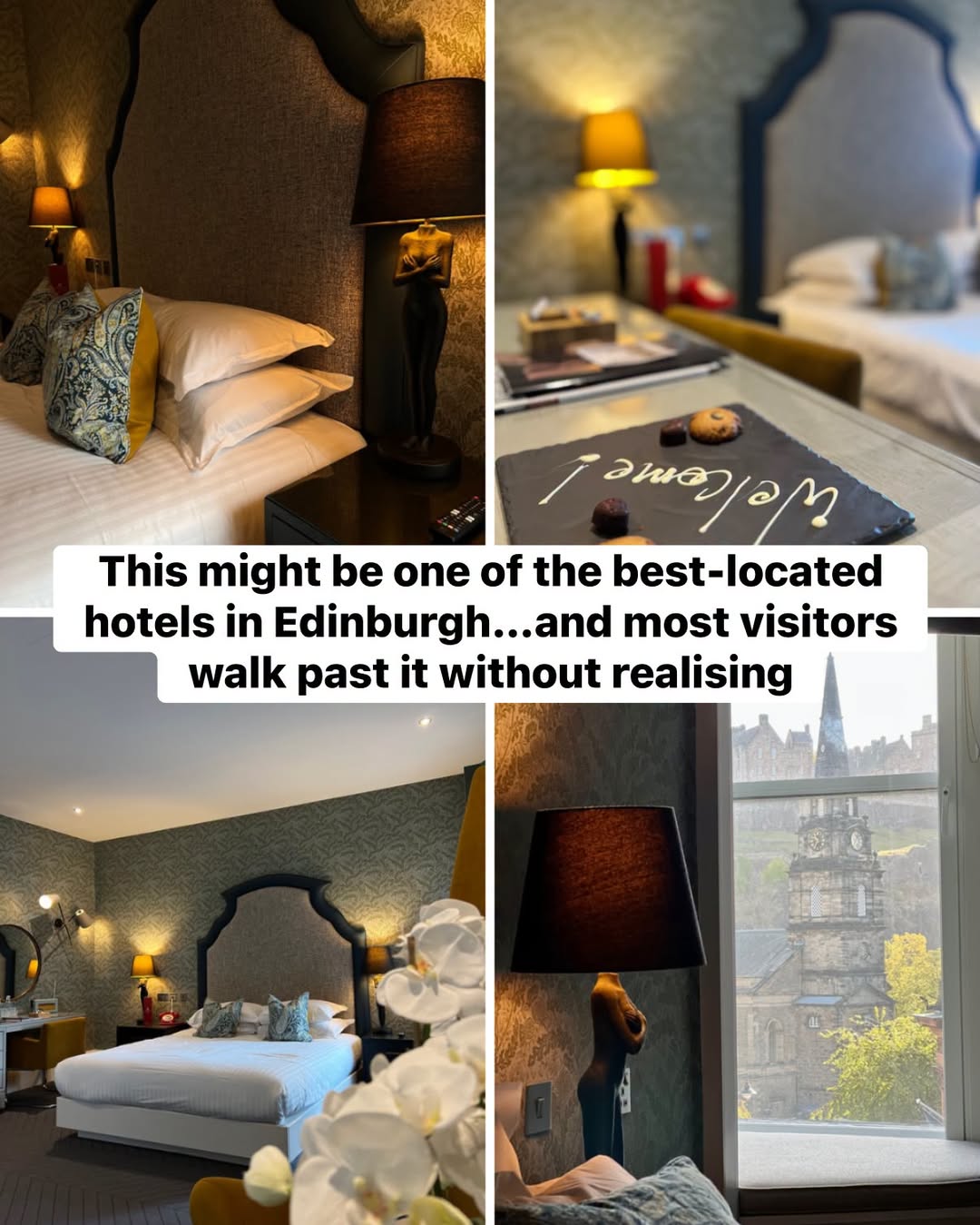 Edinburgh Hotel Features Castle Views & On-Site Dining