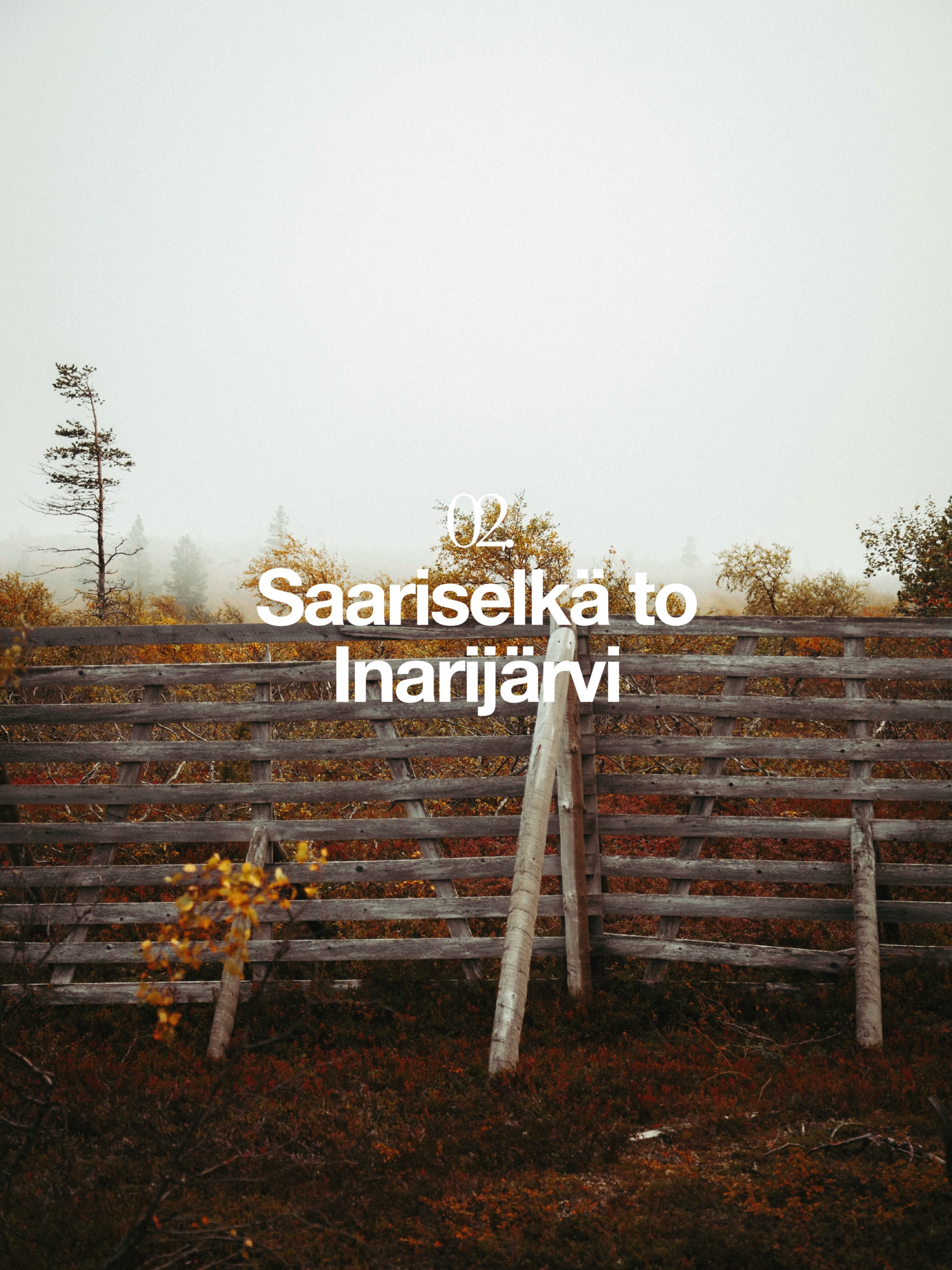 Finnish Lapland's Autumn Colors and Lake Scenery
