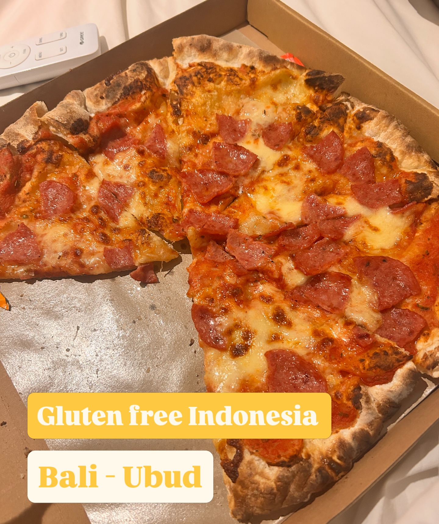 Bella Pizza Ubud: Gluten-Free Pizza Delight