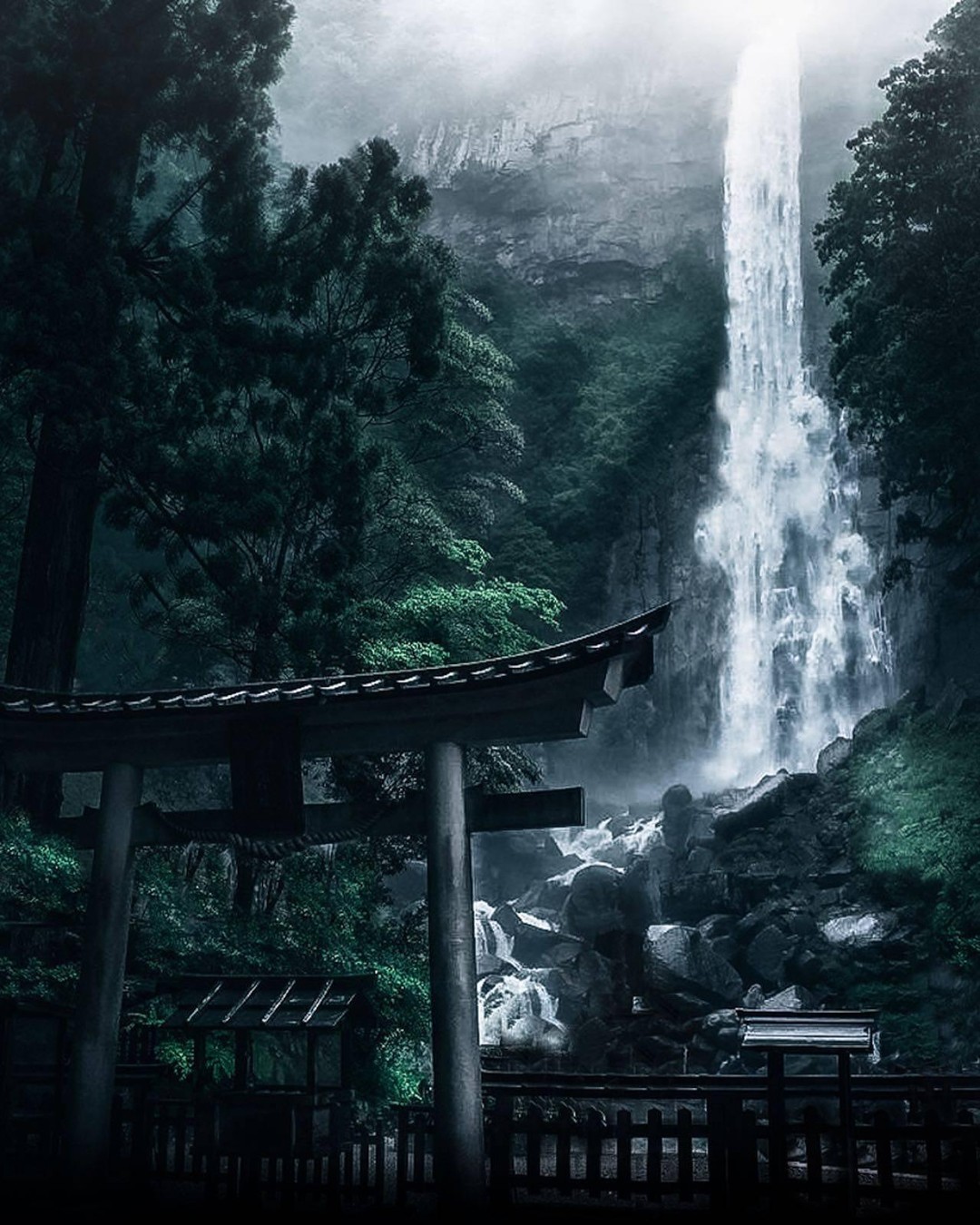 Sacred Shrines and Waterfalls of Japan