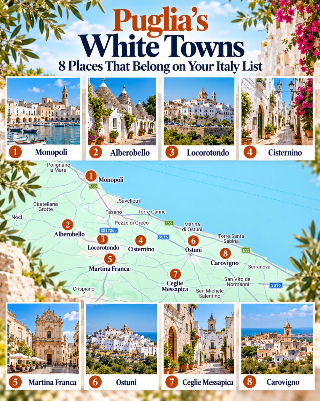 Puglia's Charming White Towns And Coastal Gems