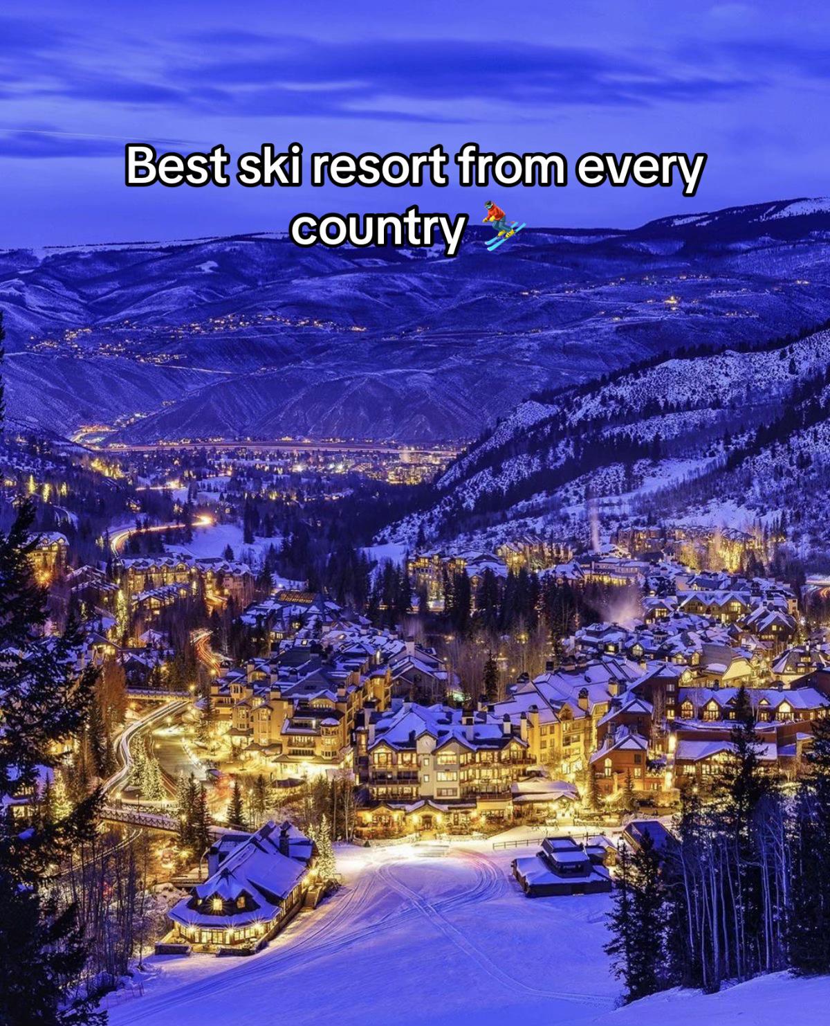 Top Ski Destinations Around The World