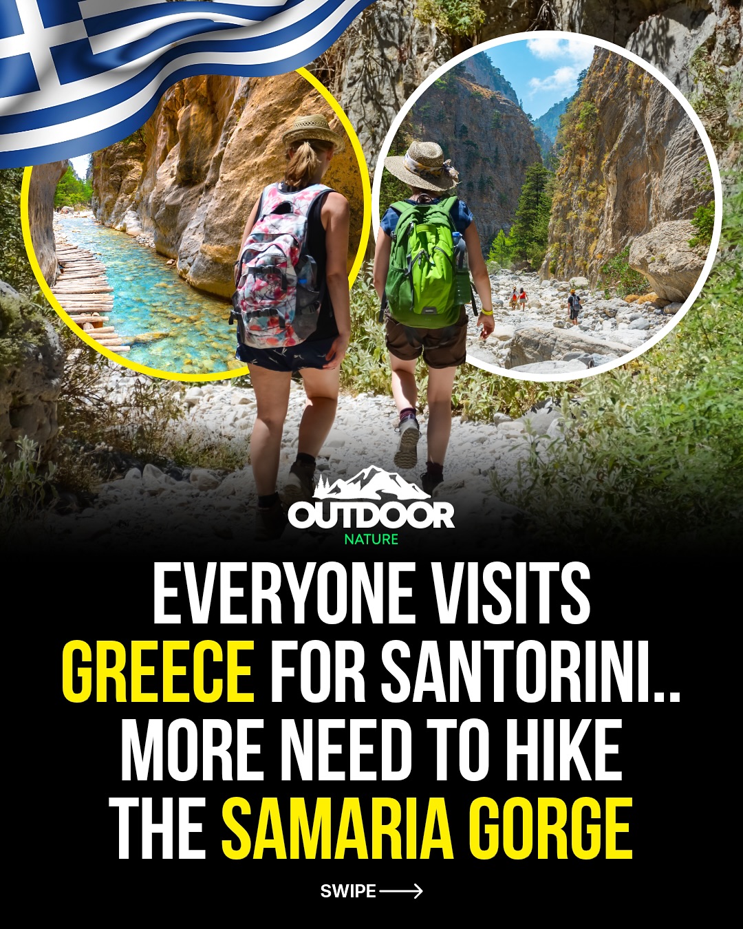 Crete's Samaria Gorge Offers Natural Grandeur