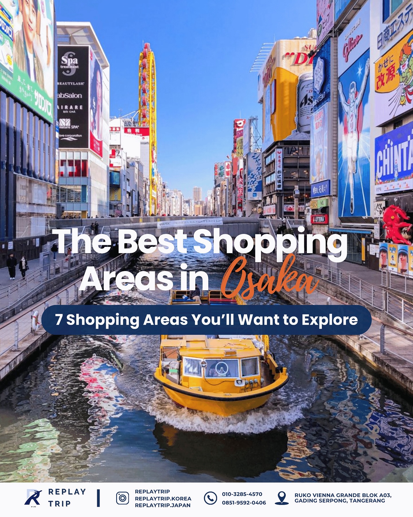 Best Shopping Destinations in Osaka, Japan