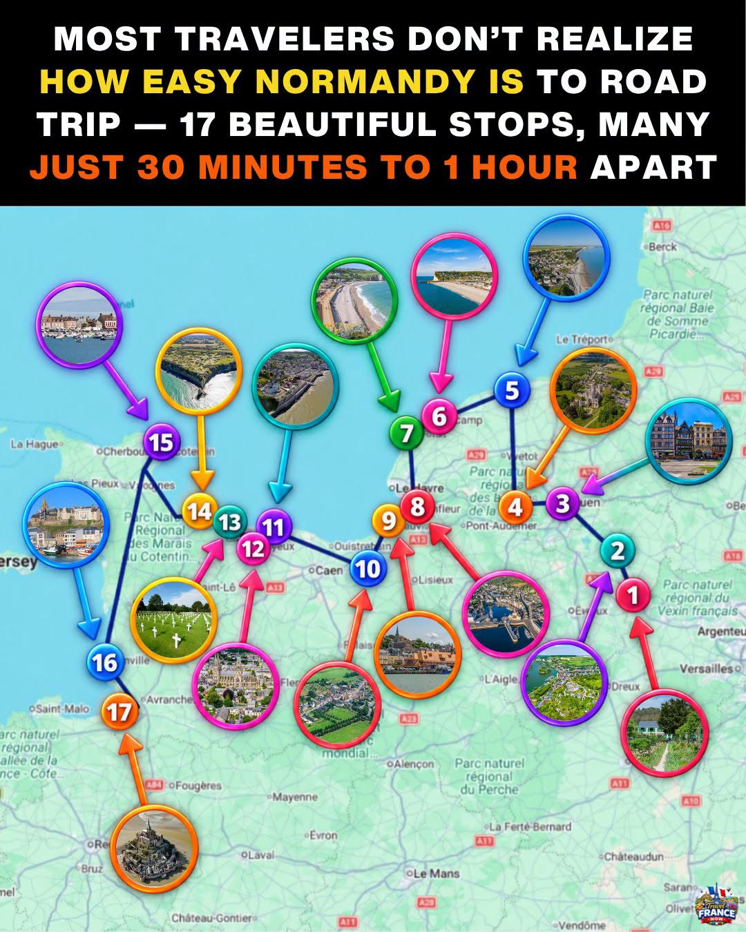 Normandy Road Trip: Seventeen Essential Stops