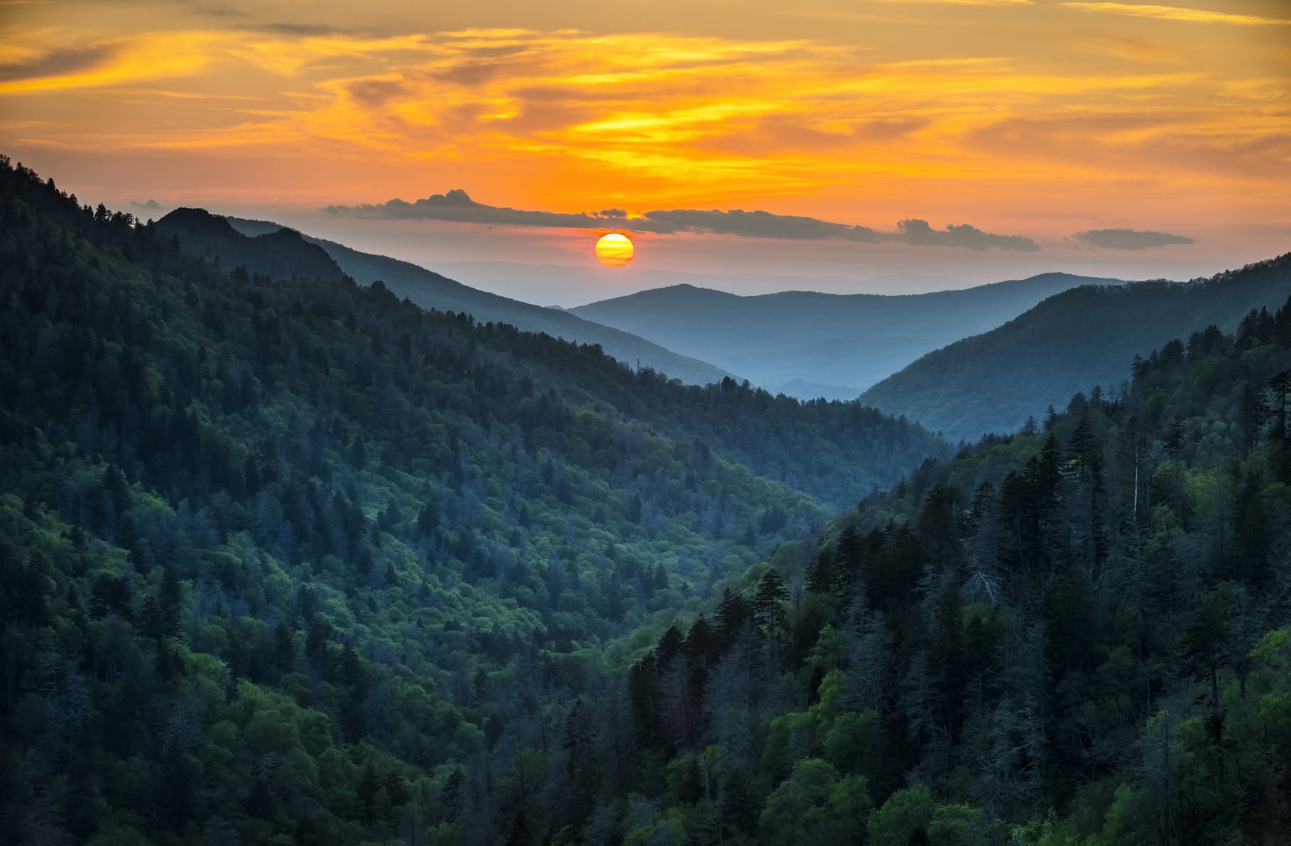 Smoky Mountains National Park Sunset Vistas