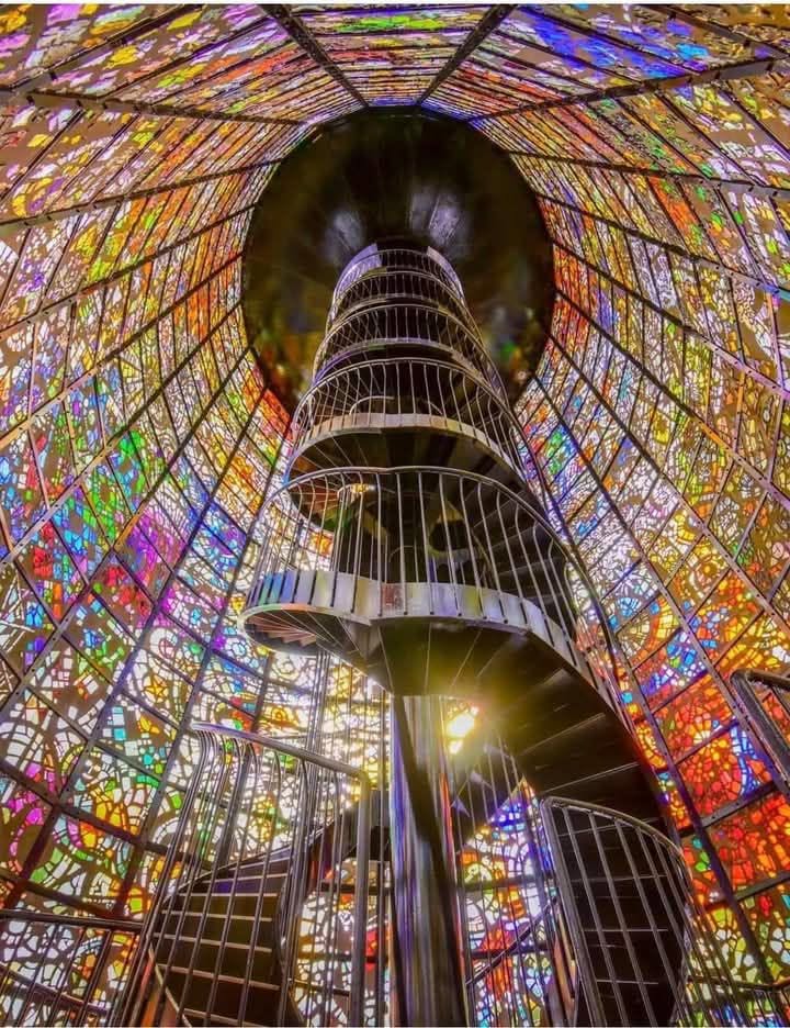 Stained Glass Tower At Hakone Open-Air Museum