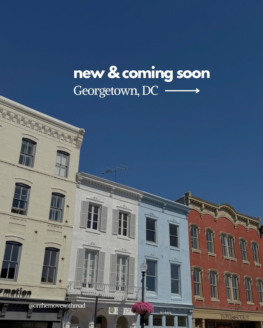New Georgetown Establishments: Food, Shops, and Hotels